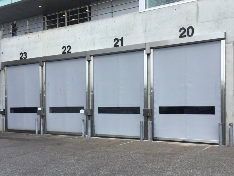 DS700 roller doors at Danish Crown in Horsens