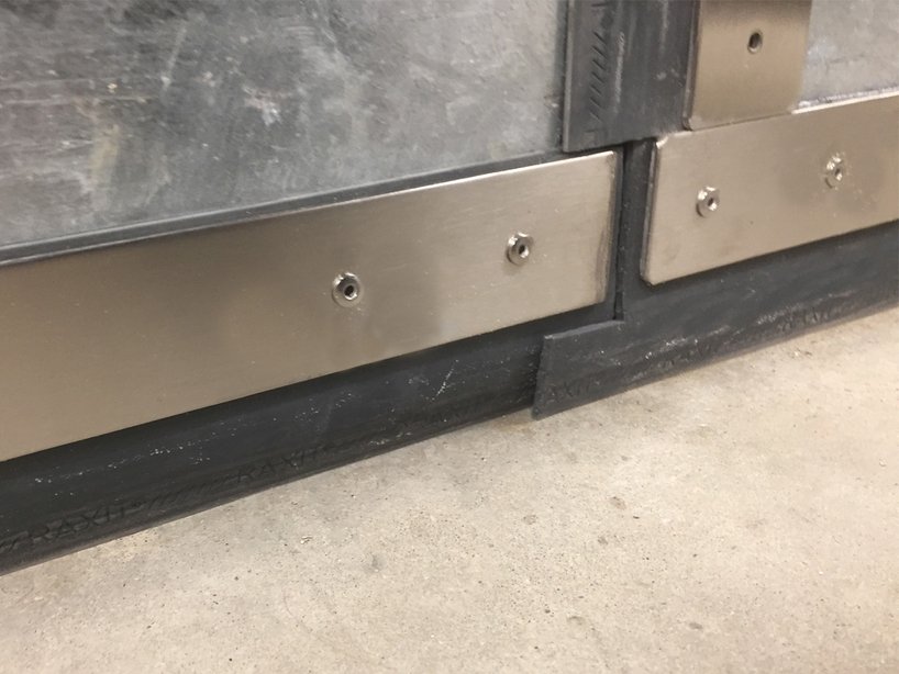 RaXit door gasket mounted on a door