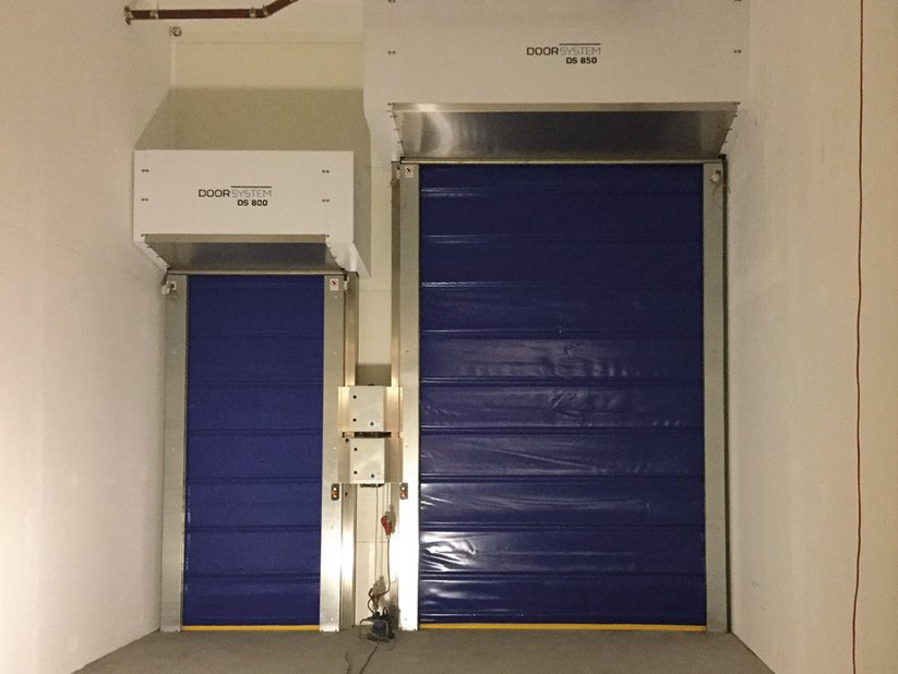 Closed DS800 roller door at Nortura