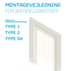 Montagevejledning for Door Systems bændelgardiner