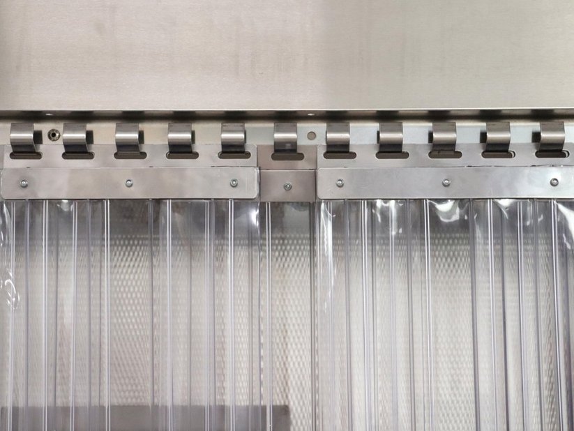Door System strip curtains dual-ribbed suspension