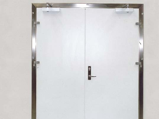 White double door