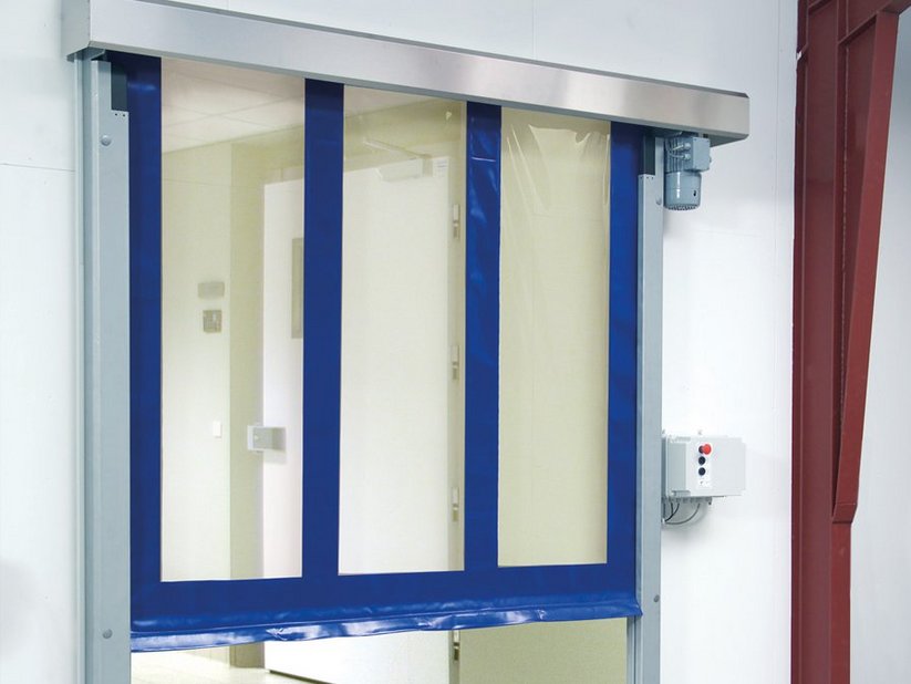 Transparent DS290 roller door