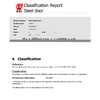 Uddrag af klassifikationsrapport for Door System branddøre