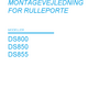 Montagevejledning for Door Systems rulleporte DS800-850-855