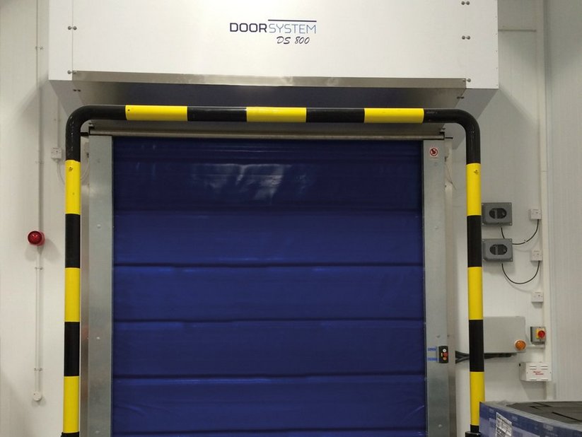 DS800 roller doors at Birchall Foods