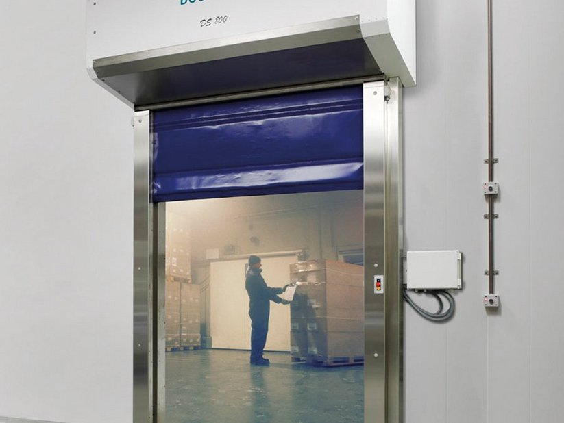 DS800 roller door is opening into freezer room